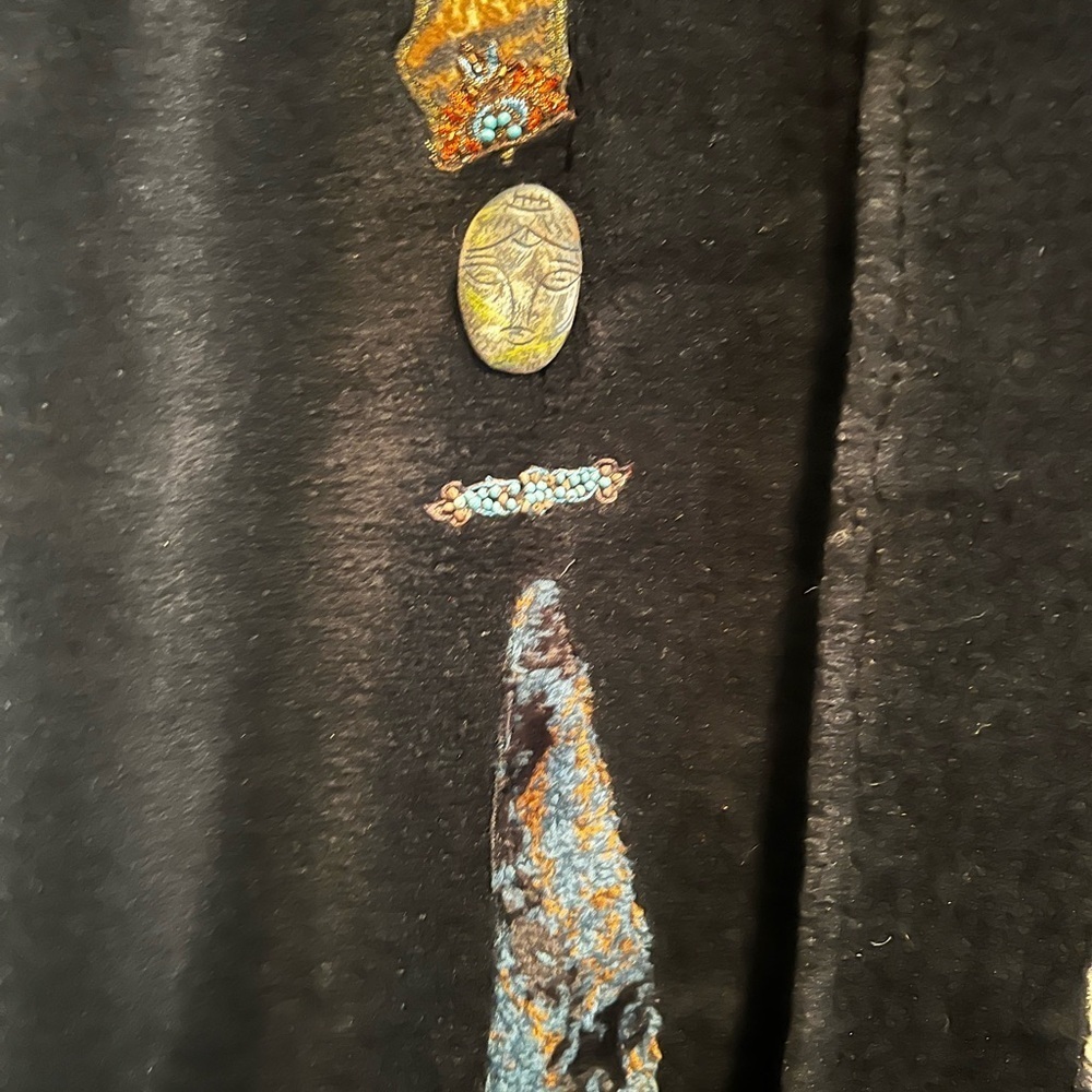 Vintage Lee Anderson vest. Art work. Wearable art. Statement. - Picture 7 of 11